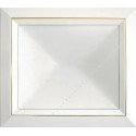 White lacquered wooden frame